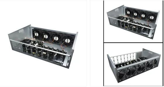 Máy khai thác BTC ETH, Khung giàn khoan khai thác AMD A68 8 Gpu