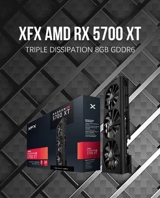Thẻ đồ họa 2560 Cores Radeon Rx 5700 Xt, Thẻ đồ họa GDDR6 8GB GDDR6 của ETH Mining